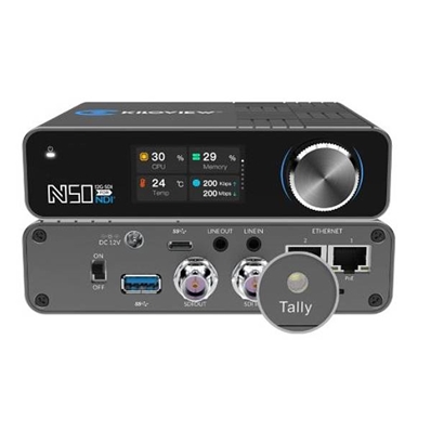 KILOVIEW N50 Encoder/Decoder 12G-SDI (4K-HD) a/desde NDI Full o NDI-HX