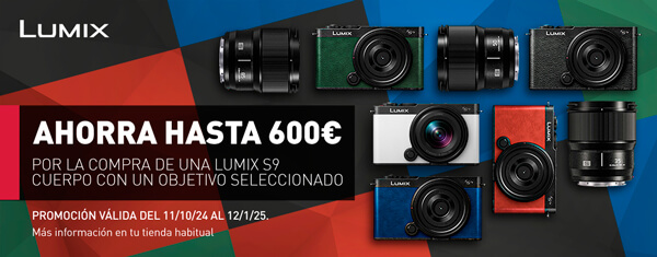 Panasonic-Lumix-S9 con objetivos Lumix seleccionados