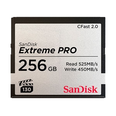 SANDISK SDCFSP-256G-G46D Tarjeta 256GB CFAST 2.0 EXTREME PRO 525MB/s VPG130.