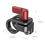 SMALLRIG SM3276 Soporte de barra de 15mm para BMPCC 6K PRO.