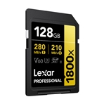 LEXAR SDXC 128GB V60 Tarjeta Profesional SDXC 128GB UHS-II (U3) Class 10 V60.