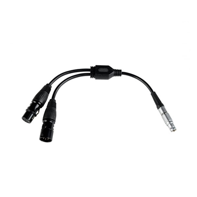 NANLITE CBDMXACP1/2 Cable adaptador DMX con 2 XLR-5 para serie Pavotube II.