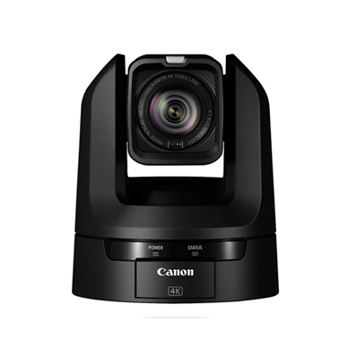 CANON CR-N100 PTZ 4K UHD con zoom óptico 20x, salidas HDMI e IP. Color negro