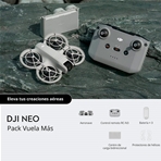 DJI NEO VUELA MÁS Pack dron con solo 135 g y protectores de hélices integrales