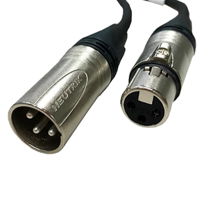 PERCON PA-5025 Conexión profesional audio XLR-M a XLR-F de 25 metros.