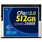 WISE WI-CFAST-5120 Wise. Tarjeta de memoria 512GB, CFast 2.0. Blue...