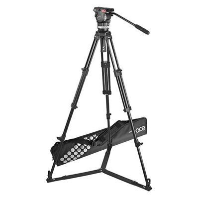 SACHTLER ACE M GS Kit trípode cabeza fluida ACE M + trípode 3 tramos