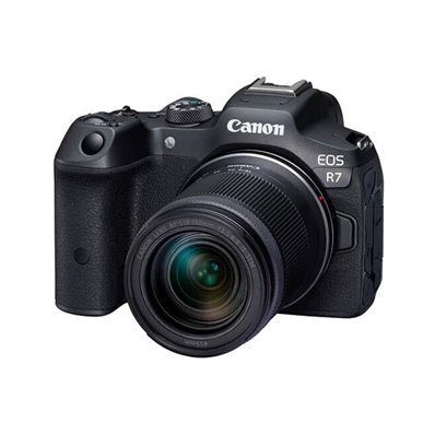 CANON EOS R7 + RF-S 18-150mm F3.5-6.3 Cámara mirrorless Full HD hasta 120p y vídeo en 4K/60p.