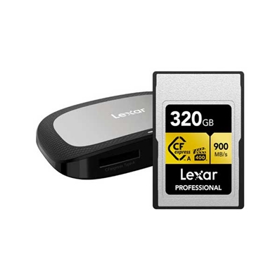 LEXAR LCAGOLD320G-RNENG CFexpress PRO Tipo A de 320GB GOLD VPG400