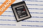 SONY QDG120F (Usado) Nueva tarjeta de memoria XQD serie G de 120 GB Interfaz PCIe.