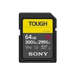 SONY SF-G64T Tarjeta V90 SDXC serie G PRO UHS-2 SPEED 3 de 64 GB 300 MB/s.