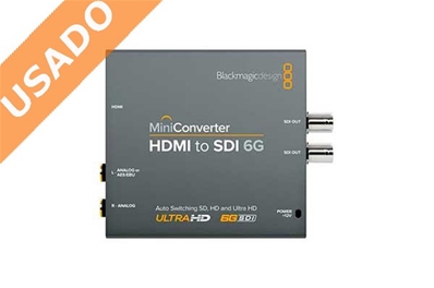 BLACKMAGIC Mini Converter HDMI a SDI 6G (Usado)