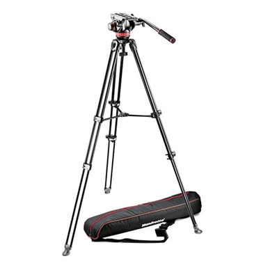 MANFROTTO MVK502AM Kit: rótula MVH502A, trípode MVT502AM y bolsa MBAG90PN.