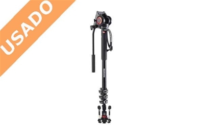 MANFROTTO MVMXPRO500 (Usado) Monopie fluído de video con rótula.