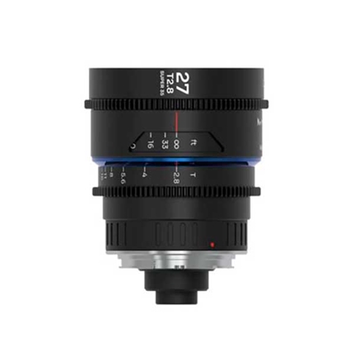 LAOWA Nanomorph 27 T2.8 1.5x S35 (Blue) PL-EF Nanomorph 27mm T2.8 1.5X S35 (Blue) PL-EF.