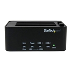 STARTECH Dock dual para 2xHDDs, con clonador de datos.