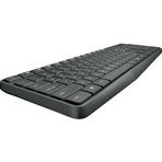 LOGITECH 920-007919 Kit de teclado y mouse inalámbrico negro, MK235