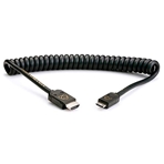 ATOMOS Cable espiral 30-60cm Micro HDMI a HDMI.