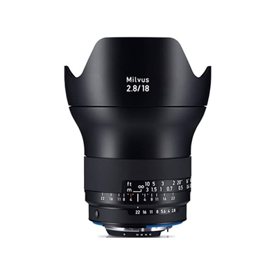 ZEISS MILVUS 18 T2.8 Objetivo Zeiss T* 2.8/18 mm con bayoneta NIKON ZF2 o Canon ZE.