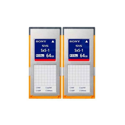 SONY 2SBS-64G1C Pack de 2 tarjetas SxS de 64Gb. 