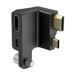 SMALLRIG AAA2700 Adaptador de ángulo recto HDMI y USB-C para cage BMPCC.