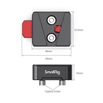 SMALLRIG MD2801 (Usado) Kit de montaje Mini V-Lock.