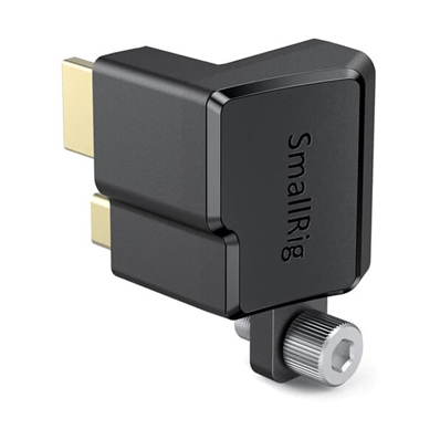 SMALLRIG AAA2700 Adaptador de ángulo recto HDMI y USB-C para cage BMPCC.