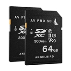 ANGELBIRD Tarjeta 64GB SDXC™ (*SDHC™) | UHS-II. U3. Class 10. V90