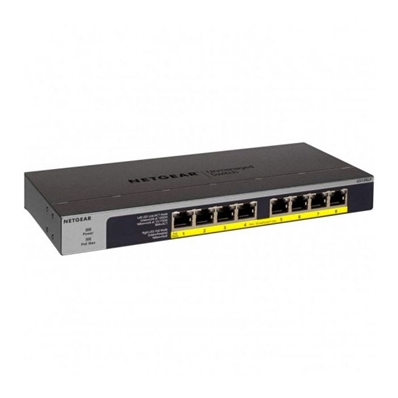 NETGEAR GS108LP-100EUS Switch 8 puertos 1GB Ethernet con PoE+(60W)