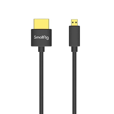 SMALLRIG SM3042 Cable HDMI a MicroHDMI 4K ultraflexible de 35 cm.