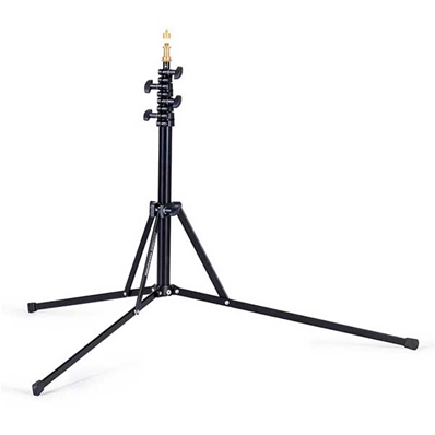 MANFROTTO 5001B-1 Pie de estudio Nano. 5 secciones. Altura 190cm. Negro.