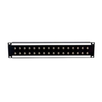 PERCON PATCH-PANEL-2RU Patch Panel vídeo 2U, 32 puntos (2x16) para 12G-4K/HD-SDI