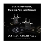 DJI SDR TRANSMISSION Pack transmisor y receptor estable y antiinterferencias