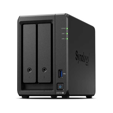 SYNOLOGY NAS 2 bahías, formato sobremesa, 2x1GB, opción 10GB