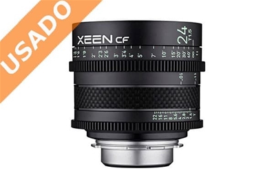 SAMYANG XEEN CF 24MM T1.5 (Usado) Óptica XEEN CF 24mm T1.5 FF CINE CANON.