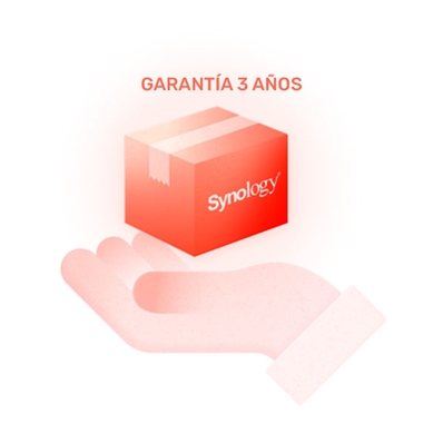 SYNOLOGY Ampliación garantía 3 años, inc. sustitución D+1, SIN DISCOS