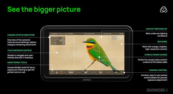 Atomos Shinobi II