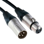 PERCON PA-5015 Conexión profesional audio XLR-M a XLR-F de 15 metros.