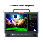 DATAVIDEO TLM-170FM Monitor 17" HD, en formato 1U rack con conex SDI y HDMI.