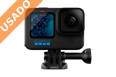 GOPRO HERO11 BLACK (Usado) Cámara de acción con vídeo 5,3K60 y 4K120 (color negro)