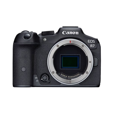 CANON EOS R7 Cuerpo de cámara mirrorless Full HD hasta 120p y vídeo en 4K/60p.