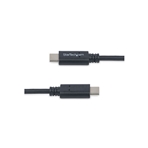 STARTECH Cable USB-C (M) a USB-C (M) de 2 metros. Color negro