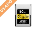 LEXAR CFexpress A GOLD 160GB (Usado) CFexpress Profesional Tipo A de 160GB GOLD