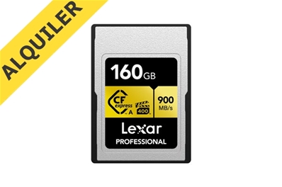 Alquiler LEXAR CFexpress A GOLD 160GB 