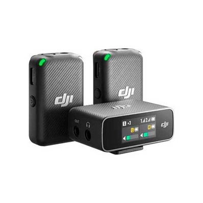 DJI MIC Sistema de grabación de audio doble canal y transmisión inalámbrica.