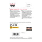 SANDISK SDSDXDK-064G-GN4IN (Usado) Tarjeta SDXC Extreme Pro V90 64GB UHS-2 300 MB/s.