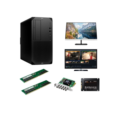 MQV Kit de workstation Hp Z2 G9 con VMix 4K y tarj. Blackmagic