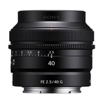 SONY FE 40MM F2.5 G Óptica FE 40mm F2.5 G.