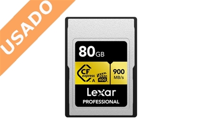 LEXAR LCAGOLD080G-RNENG (Usado) CFexpress PRO Tipo A de 80GB GOLD VPG400