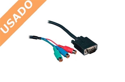 KRAMER C-GM/3RVF-1 (Usado) Conector VGA (Macho) - 3 RCA (hembra) 0.25M